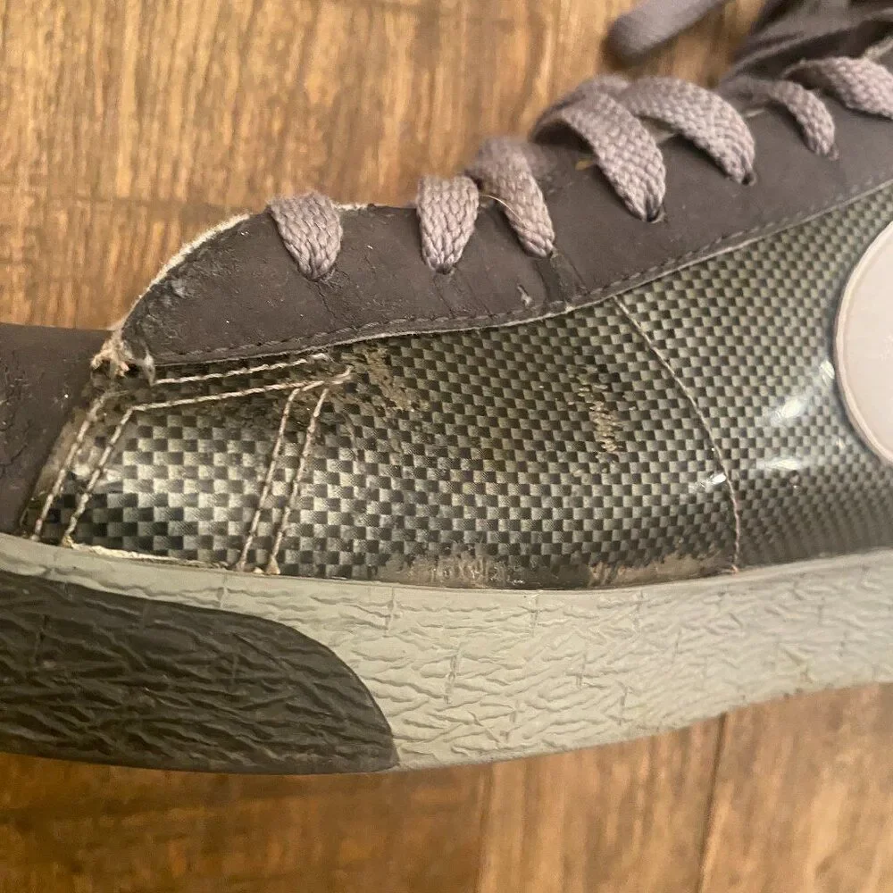 Nike Men's Blazer High Carbon Fiber / Shadow Grey Sneaker Shoes Size 11